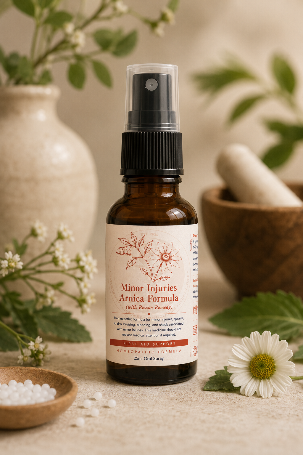 Minor Injuries Arnica Formula (with Rescue Remedy)